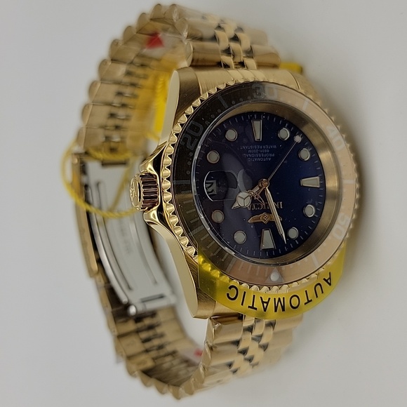 NEW Invicta Pro Diver Navigator Automatic Men's Watch 42mm Gold (30097) Warranty - Picture 3 of 9